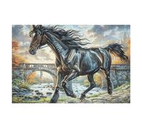 Vierge Marie Ange 1000 Pièces Puzzle pour Ado en Carton Anti-Déchirure Facile Débutant Jeu De Société Soirée Entre Amis Cadeau Anniversaire Petit Prix 1000 PCS/75x50cm