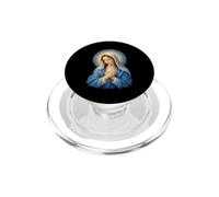 Vierge Marie Catholique Prière Dévotionnelle Sacré Portrait Art PopSockets PopGrip pour MagSafe