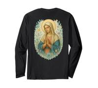 Vierge Marie catholique - Prière du Rosaire Manche Longue