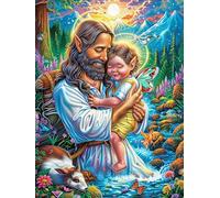 Vierge Marie et l'enfant 300 Pièces Puzzle Personne Âgée en Carton Anti-Déchirure Animaux et Plantes fantastiques Facile Débutant Anti-Stress Thérapie Occupationnelle Cadeau Anniversaire Pas Cher 30