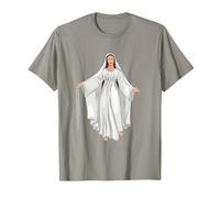 Vierge Marie, Médiatrice De Toutes Les Grâces T-Shirt, Homme, Ardoise, 3XL