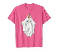 Vierge Marie, Médiatrice De Toutes Les Grâces T-Shirt, Homme, Rose Chiné, M