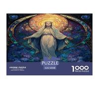 Vierge Marie Puzzle 1000 Pièces pour Adultes Et Enfants Difficile DIY Jigsaw Puzzle Casse-tête De Jeu Familial Jouets De Défi 52x38cm/1000pcs