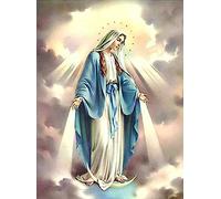 Vierge Marie - Puzzle de 1000 pièces - Jeu de Puzzle Difficile pour Adultes - Collection de Puzzles - 26 x 38 cm