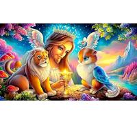 Vierge Marie Puzzle de 1000 pièces pour Adultes Carton 100% recyclé pour la Famille 38x26cm/1000pcs