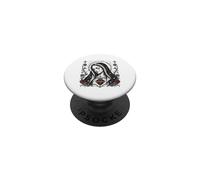 Vierge Marie Sacré Chrétien Coeur Gothique Catholique Roses PopSockets PopGrip Adhésif