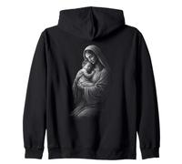 Vierge Marie Tenant l'enfant Jésus Sacré Amour Sweat à Capuche