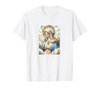 Vierge Marry Madonna T-Shirt Graphique avec Valeur, Homme, Blanc, M