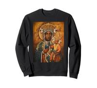 Vierge Noire de Czestochowa Icône Vierge Bienheureuse Marie Sweatshirt