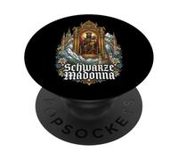 Vierge Noire de Czestochowa Marie Mère Bénie PopSockets PopGrip Adhésif