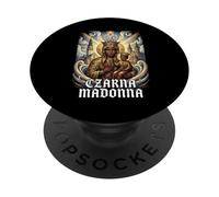 Vierge Noire de Czestochowa Marie Mère Bénie PopSockets PopGrip Adhésif