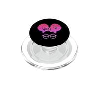 Vierge Zodiac Fille Afro Puffs Cheveux Africains Chignons PopSockets PopGrip pour MagSafe