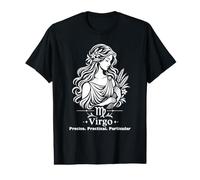 Vierge Zodiac Maiden Astrologie Précise Pratique Particularité T-Shirt Graphique avec Valeur