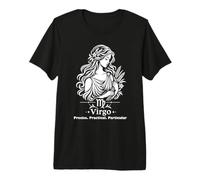 Vierge Zodiac Maiden Astrologie Précise Pratique Particularité T-Shirt Haut de Gamme