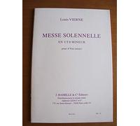 Vierne: Messe Solennelle Livre De Chansons Pour Choral. Partitions pour SATB