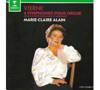 Vierne – 4 symphonies pour orgue