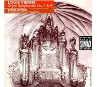 Vierne : Symphonies pour orgue n° 1 & 4