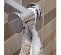 Viero Double Crochets En Acier Inoxydable Chromé Porte Serviette Crochette Mural