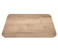 VierTec Plateau de table léger aspect chêne pour camping-car, camping-car et camionnette 900 x 580 x 28 mm
