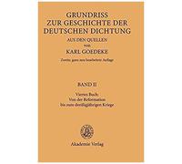Viertes Buch: Von Der Reformation Bis Zum Dreissigjährigen Kriege