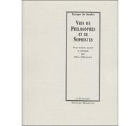 Vies de philosophes et de sophistes - Eunape De Sardes - Manucius Eds - broché - Etude
