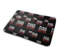 Vies Noires Rouges Tapis De Bain Absorbant Tapis De Douche Antidérapant Welcome Paillassons pour Cuisine Extérieur Chambre 40X60Cm