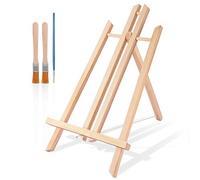 Viesap Chevalet, 40cm Haut Chevalet Peinture, Chevalet Enfant, Mini Chevalet, Chevalet En Bois, Petit Chevalet, Tableau Chevalet, Réglable En Hauteur