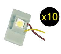 VIESSMANN 10x LED pour éclairage intérieur maquettes - VIESSMANN 6047