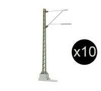 VIESSMANN 10x mâts treillis pour caténaire - HO 1/87 - VIESSMANN 4109