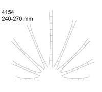 VIESSMANN 3x caténaire 240-270 mm - HO 1/87 - VIESSMANN 4154