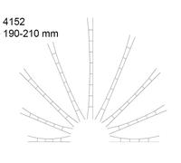 VIESSMANN 5x caténaire 190-210 mm - HO 1/87 - VIESSMANN 4152