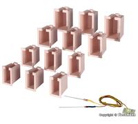 VIESSMANN 6005 Paquet De Douilles pour Fenêtre (Pièces 12 Avec 1 LED Blanc )