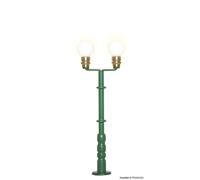 VIESSMANN 6305 Échelle Ho Lampadaire Vert A Due Lumières Haut MM 57 (Avec Lampe