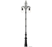 VIESSMANN 6395 Échelle HO Lampadaire À Deux Lumières Pour Places Haut Mm. 138