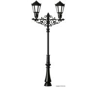 VIESSMANN 6397 Échelle HO Lampadaire De Rue À 2 Lumières Style Ancien Mm. 55
