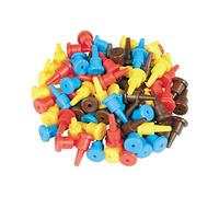Viessmann Modellspielwaren Connecteur 6831 – 40 pièces rouge, jaune, bleu, marron