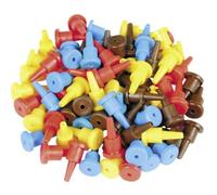 Viessmann 6831 Connecteur 40 pc(s) Rouge, Jaune, Bleu, Marron
