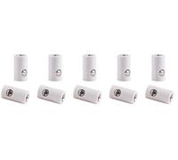 Viessmann 6887 : Sachet de 10 fiches femelles - couleur blanc