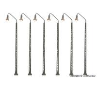 Viessmann échelle N 65856 feu d'usine ferroviaire lampe LED blanc chaud 5+1 (...