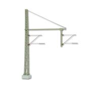 VIESSMANN Mât en treillis 2 lignes pour caténaire - HO 1/87 - VIESSMANN 4160