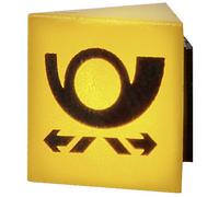 Viessmann Modelltechnik 1371 Panneau de signalisation H0 POST avec éclairage