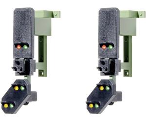 Viessmann Modelltechnik 4752 H0 signal lumineux avec avertissement Têtes de signal de bloc modèle fini DB