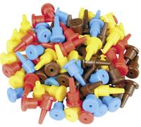 Viessmann 6831 Connecteur 40 pc(s) Rouge, Jaune, Bleu, Marron