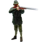 Viessmann Modelltechnik H0 Chasseur avec arme (avec simulation du tir) peint