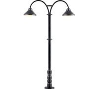 Viessmann Modellspielwaren – Luminaire de quai de gare H0 double – Modèle fini 6109 – 1 pièce