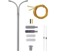 Viessmann Modellspielwaren Réverbère en col de cygne double kit 6723 H0 1 pc(s)