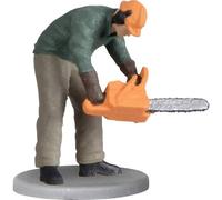 Viessmann Modelltechnik H0 Travailleur forestier avec tronçonneuse peinte, debout
