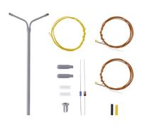 Viessmann Modelltechnik TT Réverbère en col de cygne double kit 6923 1 pc(s)