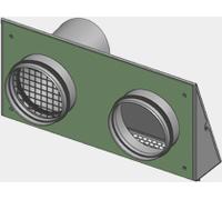 Viessmann Traversée de mur extérieur combinée C400 7377391