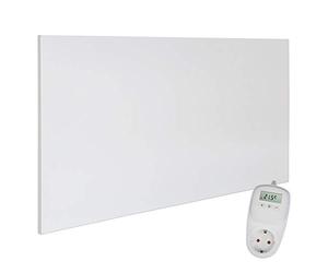 VIESTA® H700 Chauffage infrarouge 700 W - Panneau 60×120 cm, Carbon Crystal, sans cadre, mural/plafond, IP20, TÜV/GS, protection surchauffe, incl. thermostat enfichable TH10